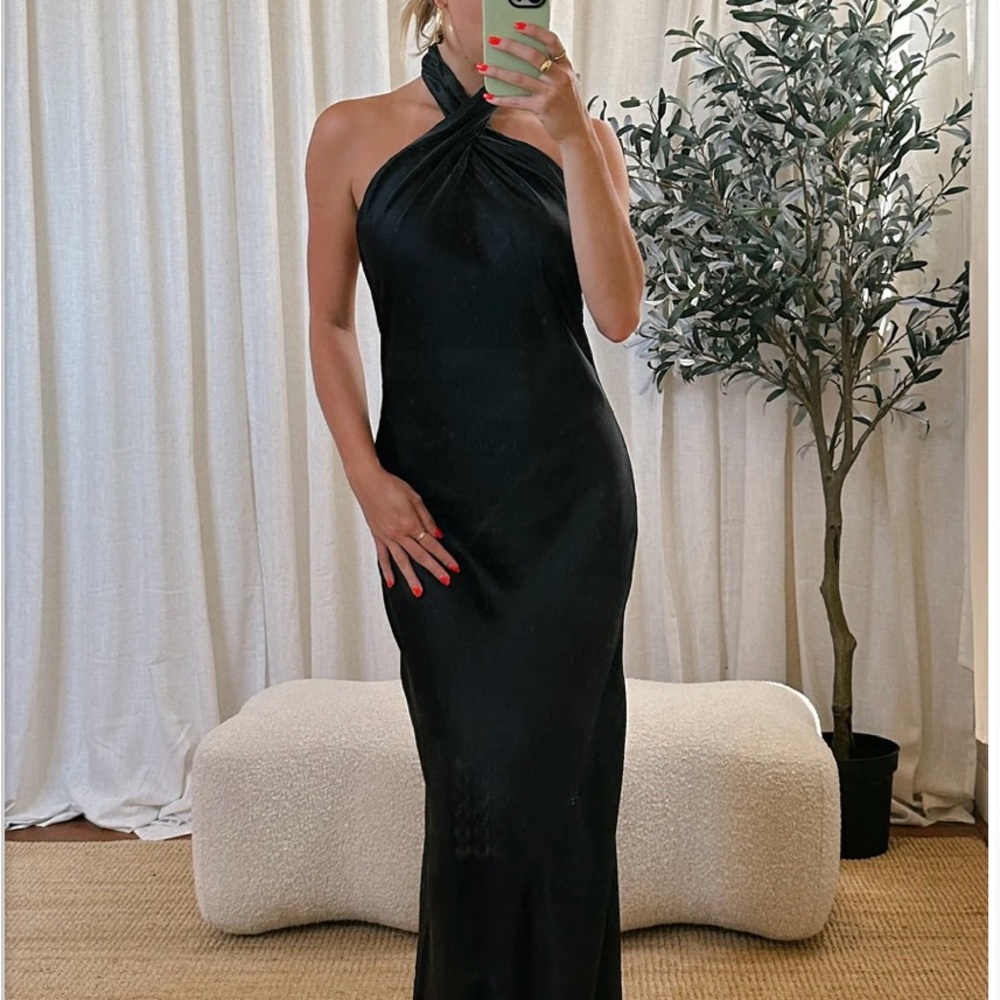 Show Me Your MuMu Jasmine Halter Maxi Dress